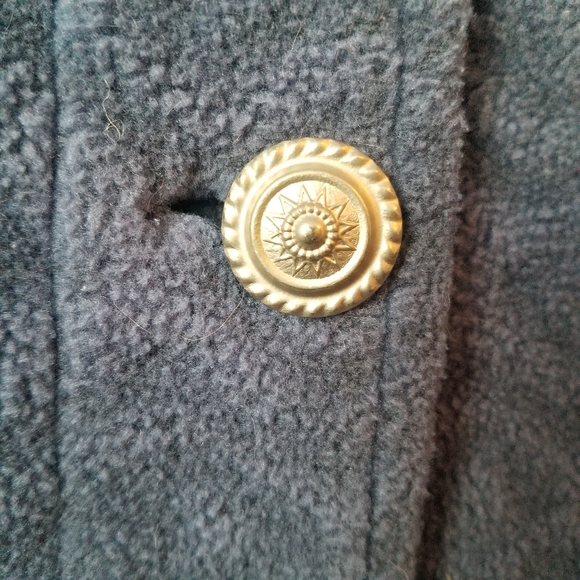 Woolrich women's blue Button front fleece jacket - Picture 7 of 10